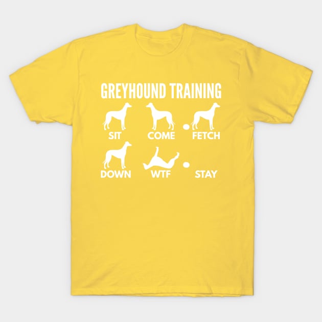 Greyhound Training Greyhound Dog Tricks T-Shirt by DoggyStyles